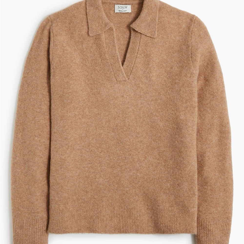 J. Crew women’s  Camel V-Neck Sweater